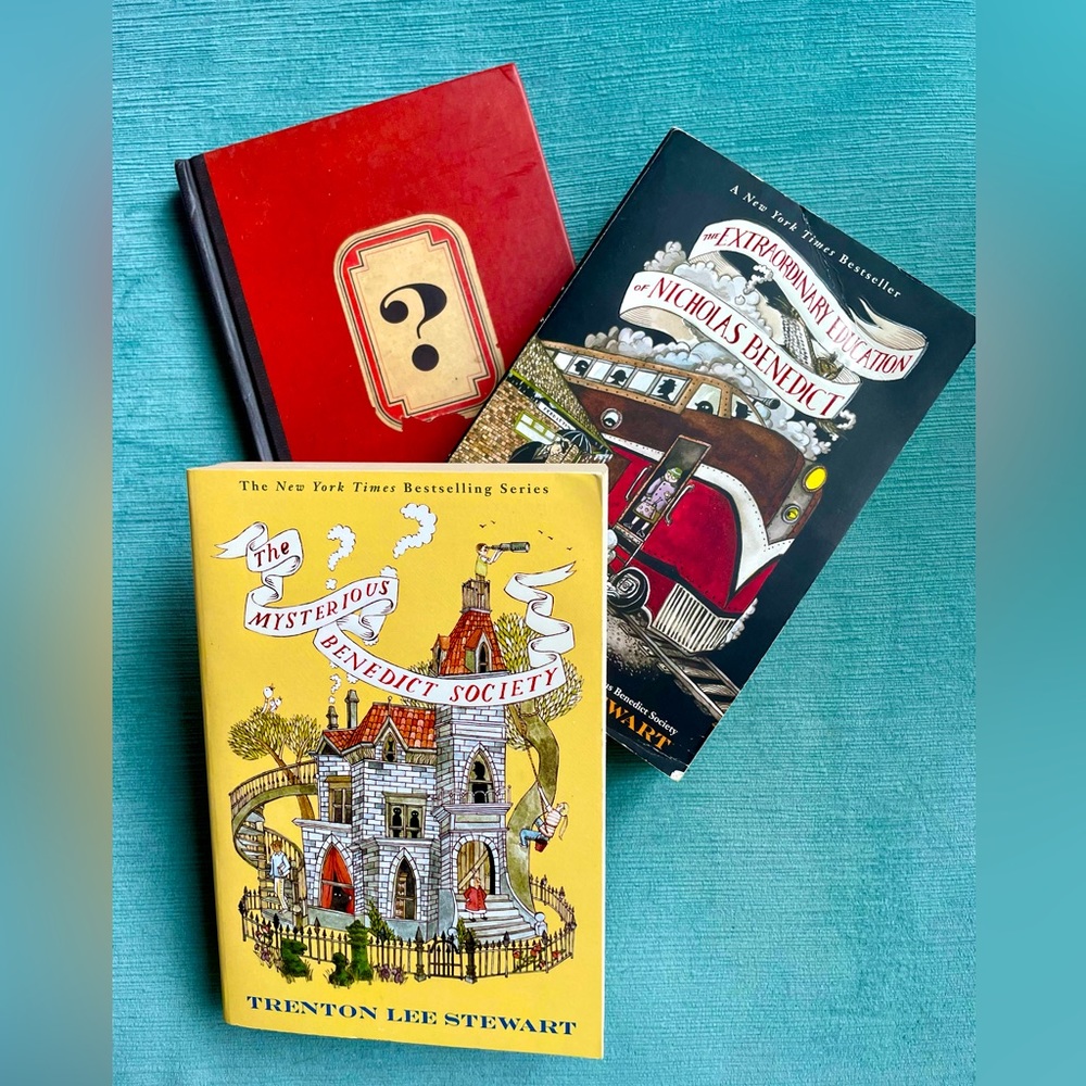 The Mysterious Benedict Society 3 book Collection by Trenton Lee Stewart.